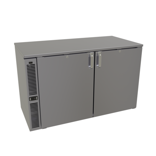 Glastender C1SL48 48" Solid Door Back Bar Cooler