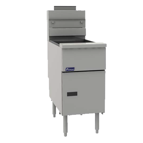 Pitco VF-35S 15 5/8" 35 lb Gas Floor Fryer
