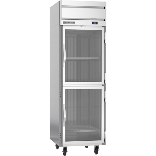Beverage-Air HR1HC-1HG 26" 1 Section Glass Door Reach-In Refrigerator
