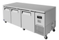 Turbo Air JUR-93D-N 93" Solid Door Undercounter Refrigerator