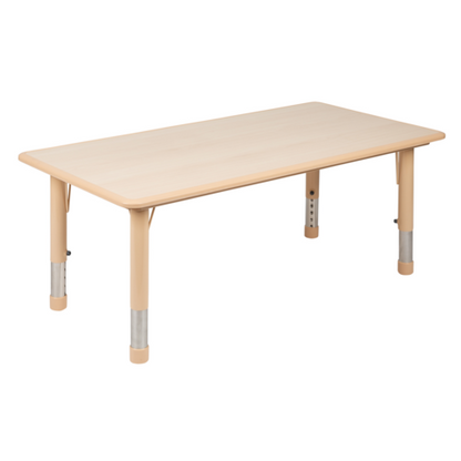 Flash Furniture YU-YCY-060-RECT-TBL-NAT-GG 23 5/8" Dining Table