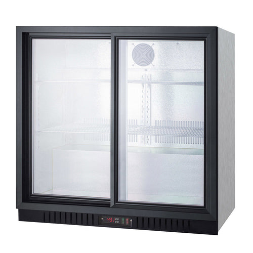 Summit SCR700BCSS 35 1/2" Refrigerated Merchandiser
