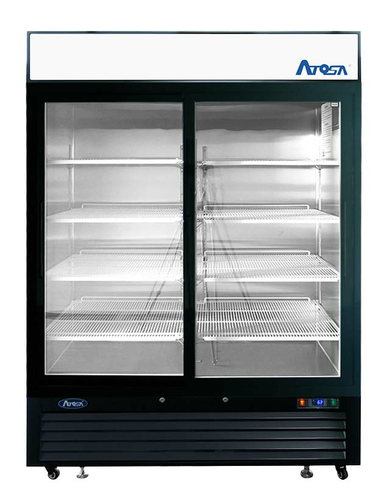 Atosa MCF8727GR 54 3/8" 2 Section Refrigerated Merchandiser