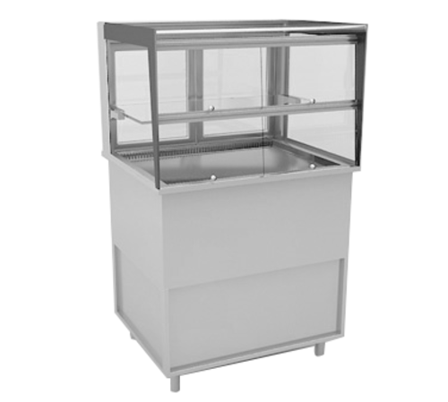 RPI VICD2-20-R-SQ-SC-FD 31 1/2" Refrigerated Display Case