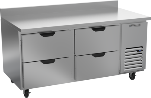 Beverage-Air WTRD67AHC-4 67" 4 Drawer Worktop Refrigerator