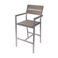 BFM Seating PH201BGRTK-SG 19 1/2" Patio Barstool