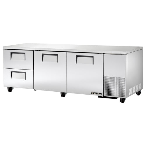 True TUC-93D-2-HC 93 1/4" Solid Door Undercounter Refrigerator