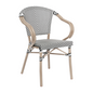 Flash Furniture SDA-ADS642108-BLKWH-LTNAT-GG 12" Dining Chair