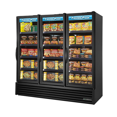 True FLM-81F~TSL01 80 3/4" 3 Section Freezer Merchandiser