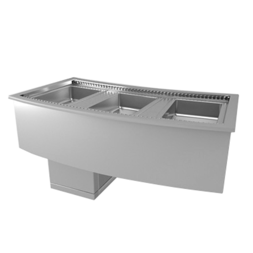 RPI VIAP3-0-R-CV-SC 55 1/4" Drop-In Food Well