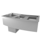 RPI VIAP3-0-R-CV-SC 55 1/4" Drop-In Food Well