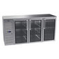 Krowne NS72 72" Solid Door Back Bar Cooler