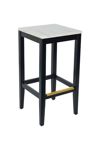 BFM Seating ZWB680BL R 16 1/2" Barstool