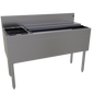 Glastender CBA-48L 48" Underbar Ice Bin / Cocktail Station