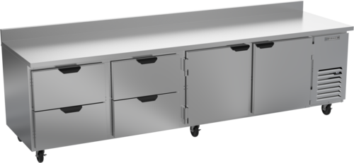Beverage-Air WTRD119AHC-4 119" 2 Doors Worktop Refrigerator