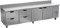 Beverage-Air WTRD119AHC-4 119" 2 Doors Worktop Refrigerator