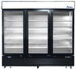 Atosa MCF8728GR 81 7/8" 3 Section Freezer Merchandiser