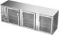 Beverage-Air BBN94HC-G-S 94" Glass Door Back Bar Cooler