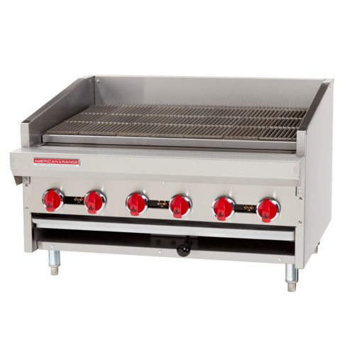 American Range ADJ-72 72" Gas Countertop Charbroiler