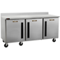 Traulsen CLUC-72R-SD-WTLLL 72 1/4" 3 Doors Worktop Refrigerator
