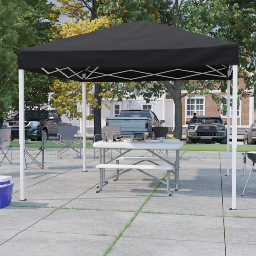 Flash Furniture JJ-GZ1010-BK-GG 116" Patio Umbrella