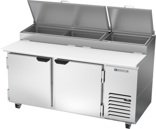 Beverage-Air DP67HC 67" 2 Doors Pizza Prep Table
