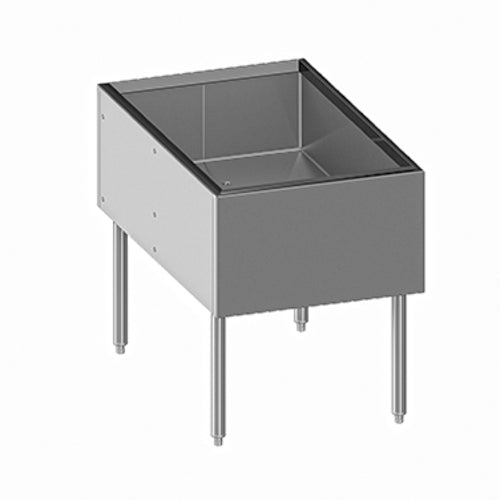 Glastender C-IB-38X24-CP10 24" Underbar Ice Bin / Cocktail Station