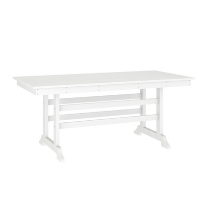 Flash Furniture LE-HMP-158-01-WHT-GG 33 3/4" Dining Table