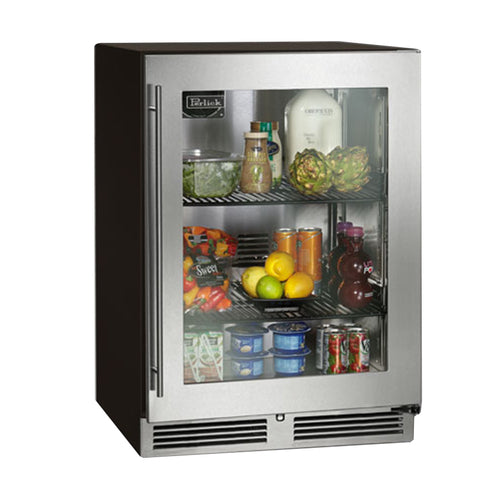 Perlick HC24RS-SG-STK 23 7/8" Solid Door Undercounter Refrigerator