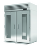 Turbo Air PRO-50R-G-RI-N 66 7/8" 2 Section Glass Door Roll-In Refrigerator