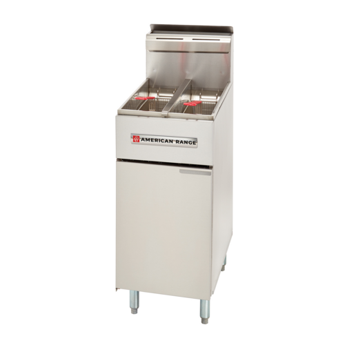 American Range AF-25/25 15 1/2" Gas Floor Fryer