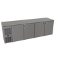 Glastender C1FL92 92" Solid Door Back Bar Cooler
