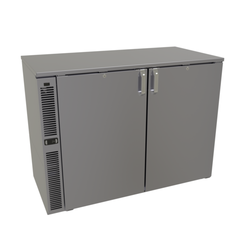 Glastender C1SB48 48" Solid Door Back Bar Cooler