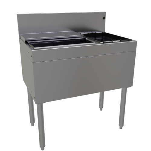 Glastender CBA-30R 30" Underbar Ice Bin / Cocktail Station