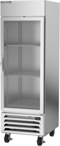 Beverage-Air HBR23HC-1-G 27 1/4" 1 Section Glass Door Reach-In Refrigerator