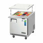 Everest EOTP1 27 3/4" 1 Door 12 Pan Mega Top Sandwich / Salad Prep Table