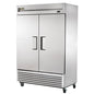 True TS-49-HC 54 1/8" 2 Section Solid Door Reach-In Refrigerator