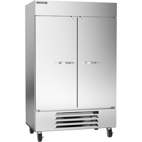 Beverage-Air HBR49HC-1 52" 2 Section Solid Door Reach-In Refrigerator