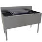 Glastender CBB-48-CP10 48" Underbar Ice Bin / Cocktail Station