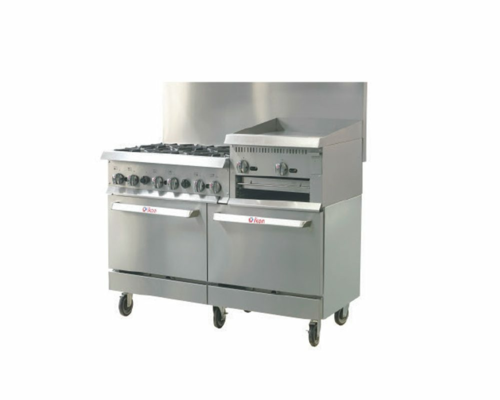 Axis IR-6B-24RG-60 LP 60" 6 Burner Gas Restaurant Range
