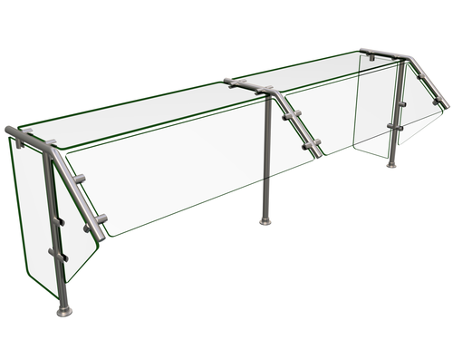 Hatco ES40-72 72" Sneeze Guard