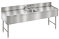 Advance Tabco CRB-73C 84" Underbar Sink