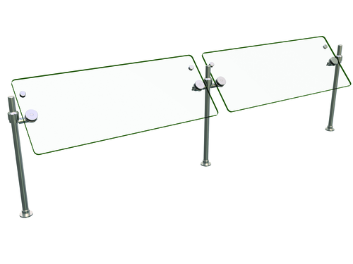 Hatco ORBIT360-72 72" Sneeze Guard