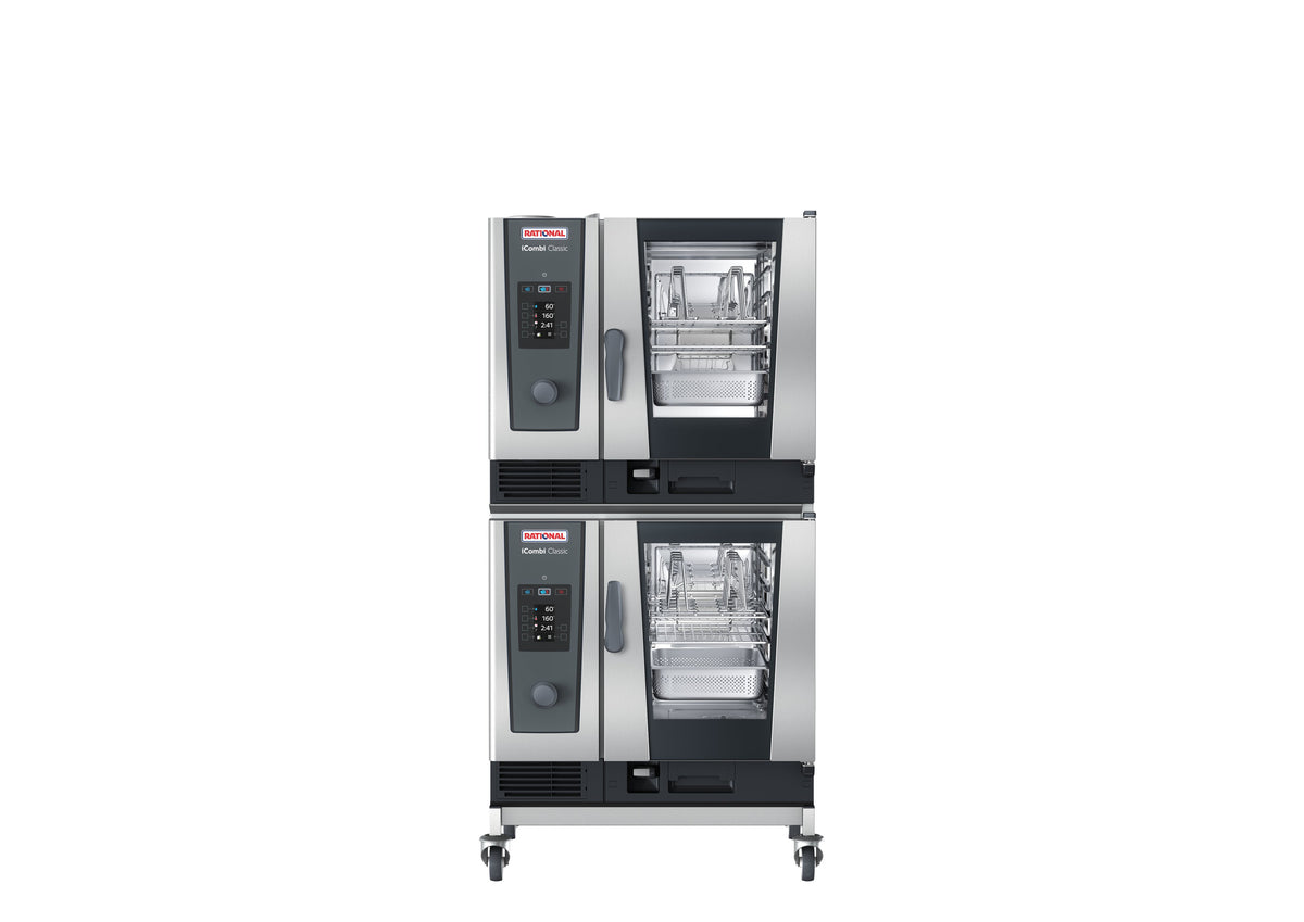 RATIONAL ICC 6-HALF E 480V 3 PH (PKGDUO) 33 1/2" Electric Combi Oven