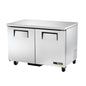 True TUC-48F-HC 48 3/8" Solid Door Undercounter Freezer