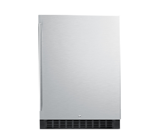 Summit FF64BSS 23 5/8" Solid Door Undercounter Refrigerator