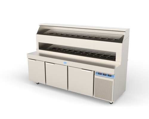 Randell 8396D-290 96" Pizza Prep Table