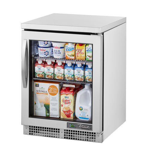 True TUC-24G-HC~FGD01 24" Glass Door Undercounter Refrigerator