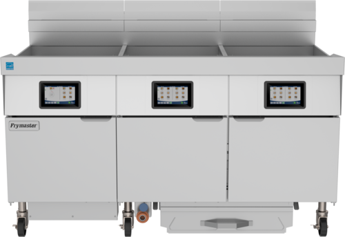 Frymaster 3FQG120T 65 3/8" (3) 100 lb Gas Fryer Battery