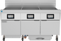 Frymaster 3FQG120T 65 3/8" (3) 100 lb Gas Fryer Battery